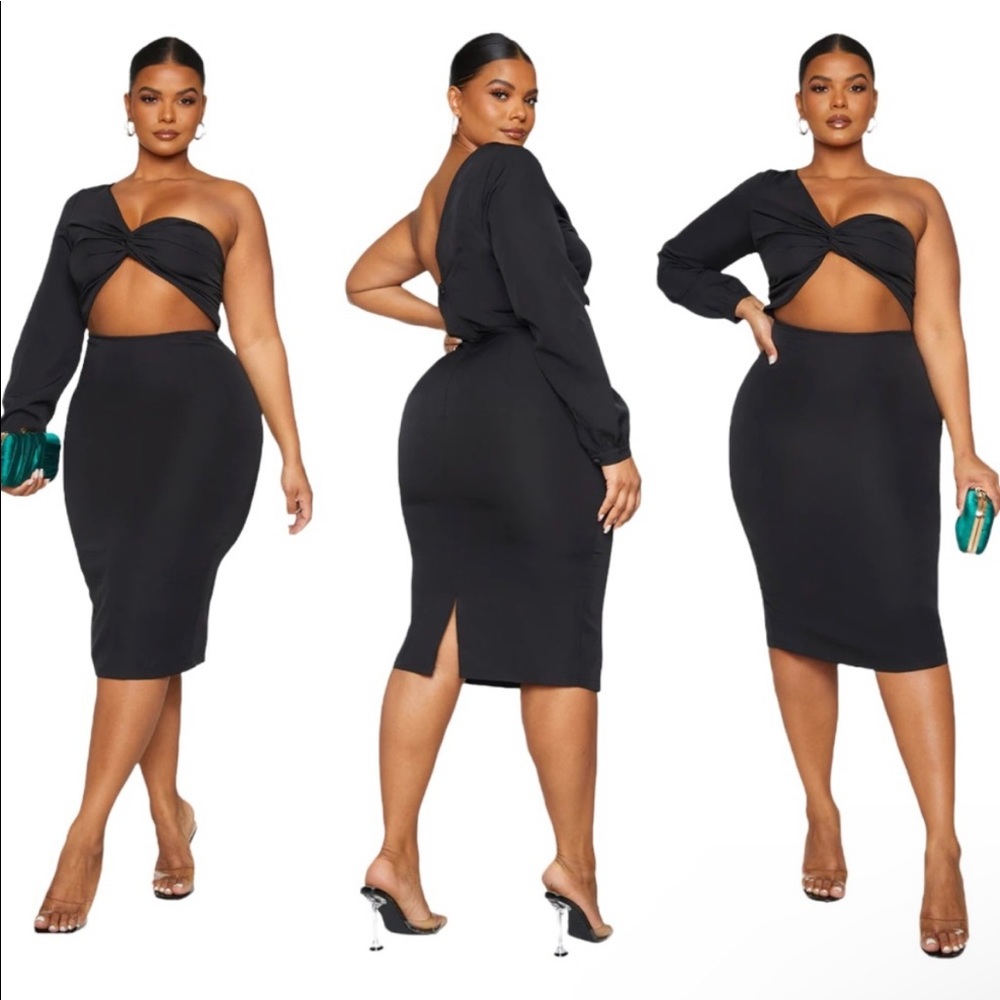 Flirty One Shoulder Dress - Picture 1 of 6
